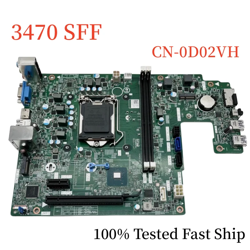 

CN-0D02VH For Dell Vostro 3470 SFF Motherboard 0D02VH D02VH LGA1151 DDR4 Mainboard 100% Tested Fast Ship