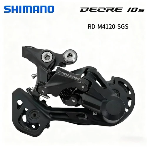 Imagen 2 del producto Grupo HIMANO DEORE M4120 2x10v/11v M4100 palanca de cambios y desviador trasero M4120 /M5120-SHADOW RD-2x10/11 velocidades piezas originales