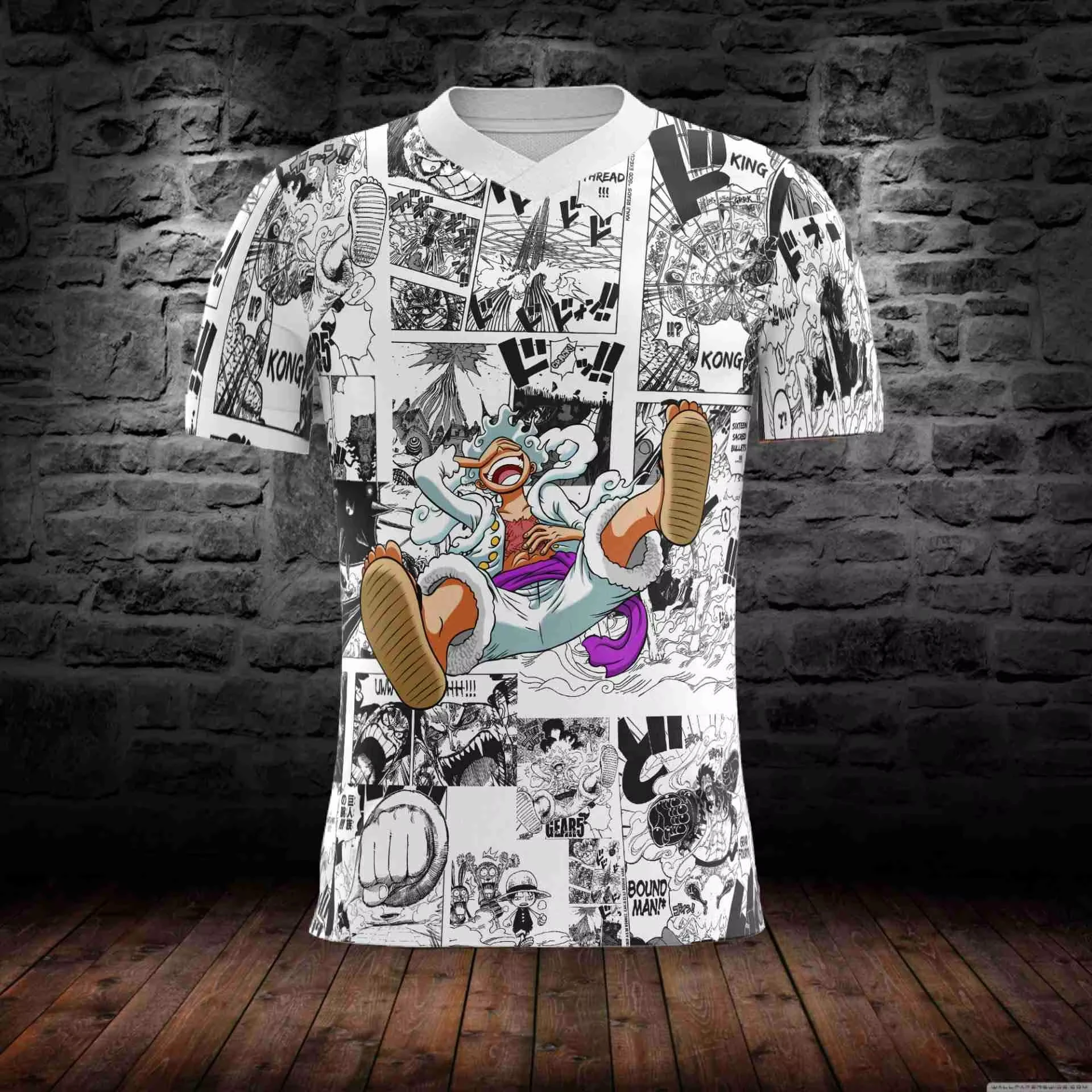 Camiseta de Verano 2026 de One Piece Luffy, Diseño de Nikka, Dios del Sol de Quinta Generación, Impresión 3D Completa, Transpirable y de Secado Rápido, para Hombre/Mujer