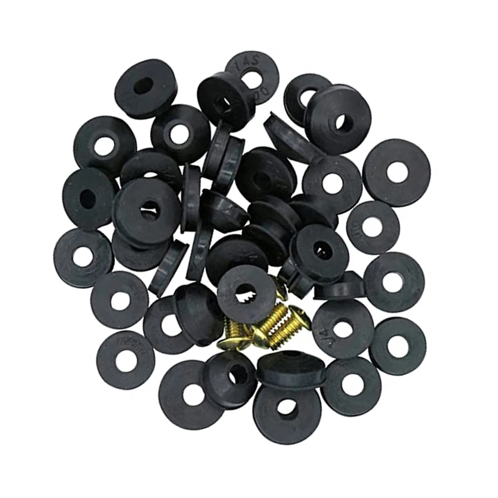 58 Piece Faucet Washer Kit Compatible with Most Standard Plumbing Fixtures Including Kitchen Faucets and Bathroom Sinks