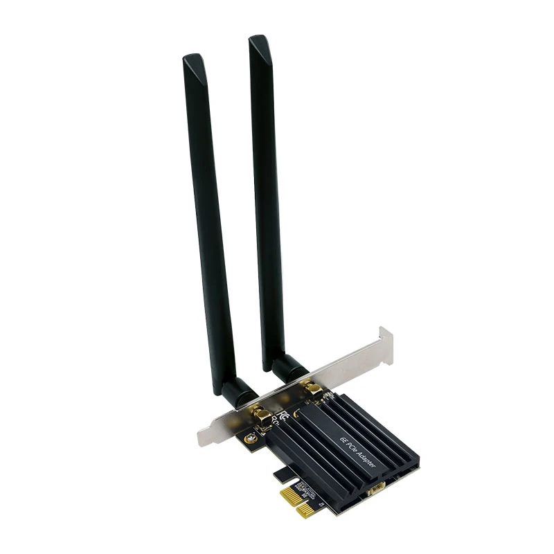 Triple Band Gigabit Wireless Network Card Bluetooth-compatible 5.2 AX210 WIFI 6E Desktop Cooling Device Supports Windows 10