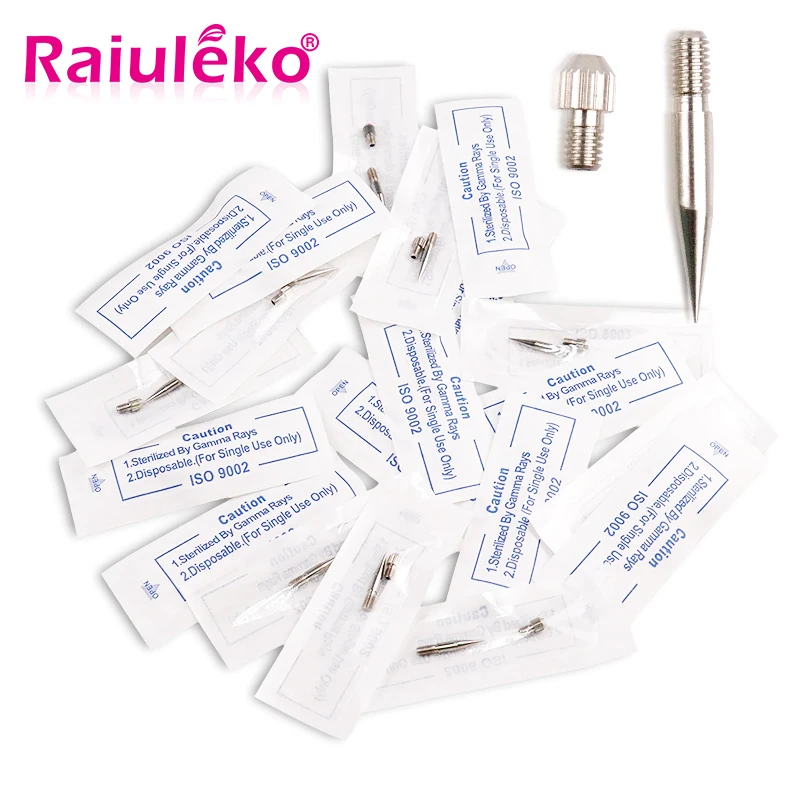 20/100 Pairs Plasma Pen Needles For Laser Skin Dark Spot Remover Mole Tattoo Removal Eyelids Lifting Freckle Beauty Care Tool