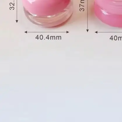 1 pz 5g vasetti di plastica vuoti per scrub labbra con coperchio balsamo maschera contenitore per la cura della pelle carino fard barattolo barattoli cosmetici contenitore da viaggio