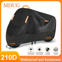 Nueva funda para motocicleta XL-XXXXL, cubierta para lluvia para Moto, impermeable, a prueba de polvo, cubierta protectora UV, abrigo para Moto, bicicletas, cubierta para Scooter
