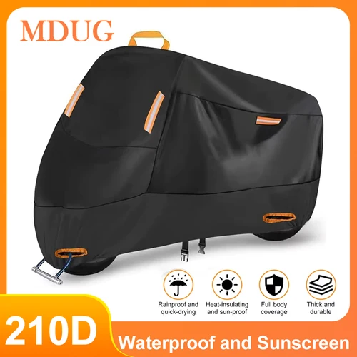 Nueva funda para motocicleta XL-XXXXL, cubierta para lluvia para Moto, impermeable, a prueba de polvo, cubierta protectora UV, abrigo para Moto, bicicletas, cubierta para Scooter