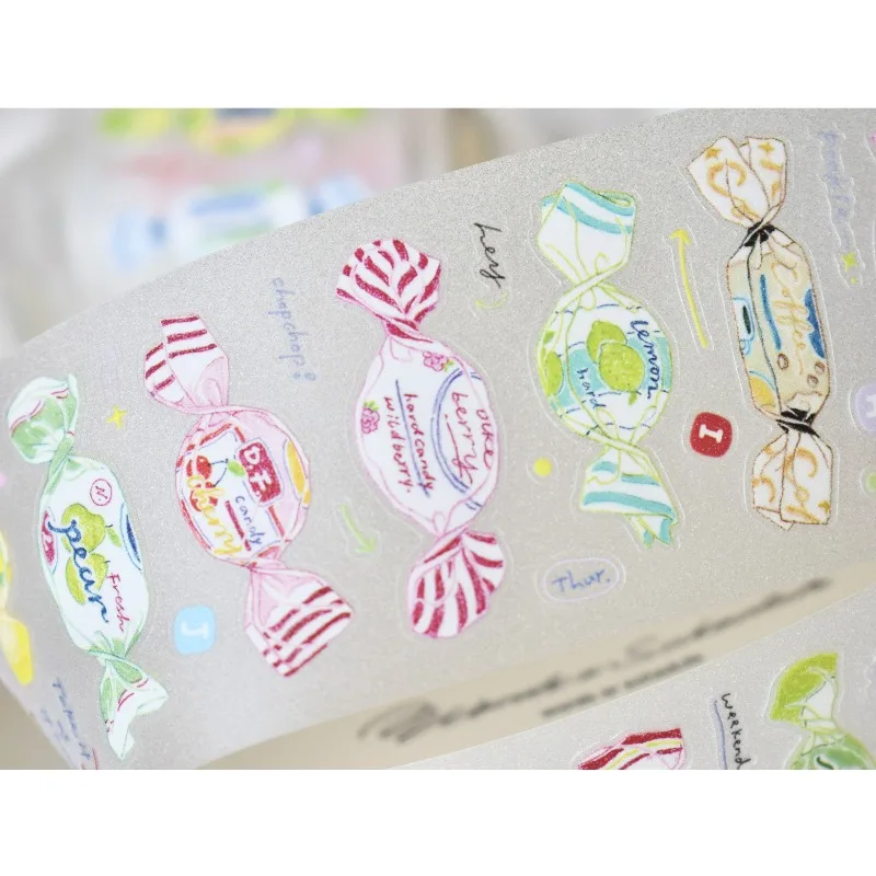 �y�Z�[�����z��������̃L�����f�B�[�_�C�J�b�g PET �a���e�[�v �N���t�g�p�i DIY �X�N���b�v�u�b�L���O�J�[�h���C�L���O�����v�����X�e�b�J�[