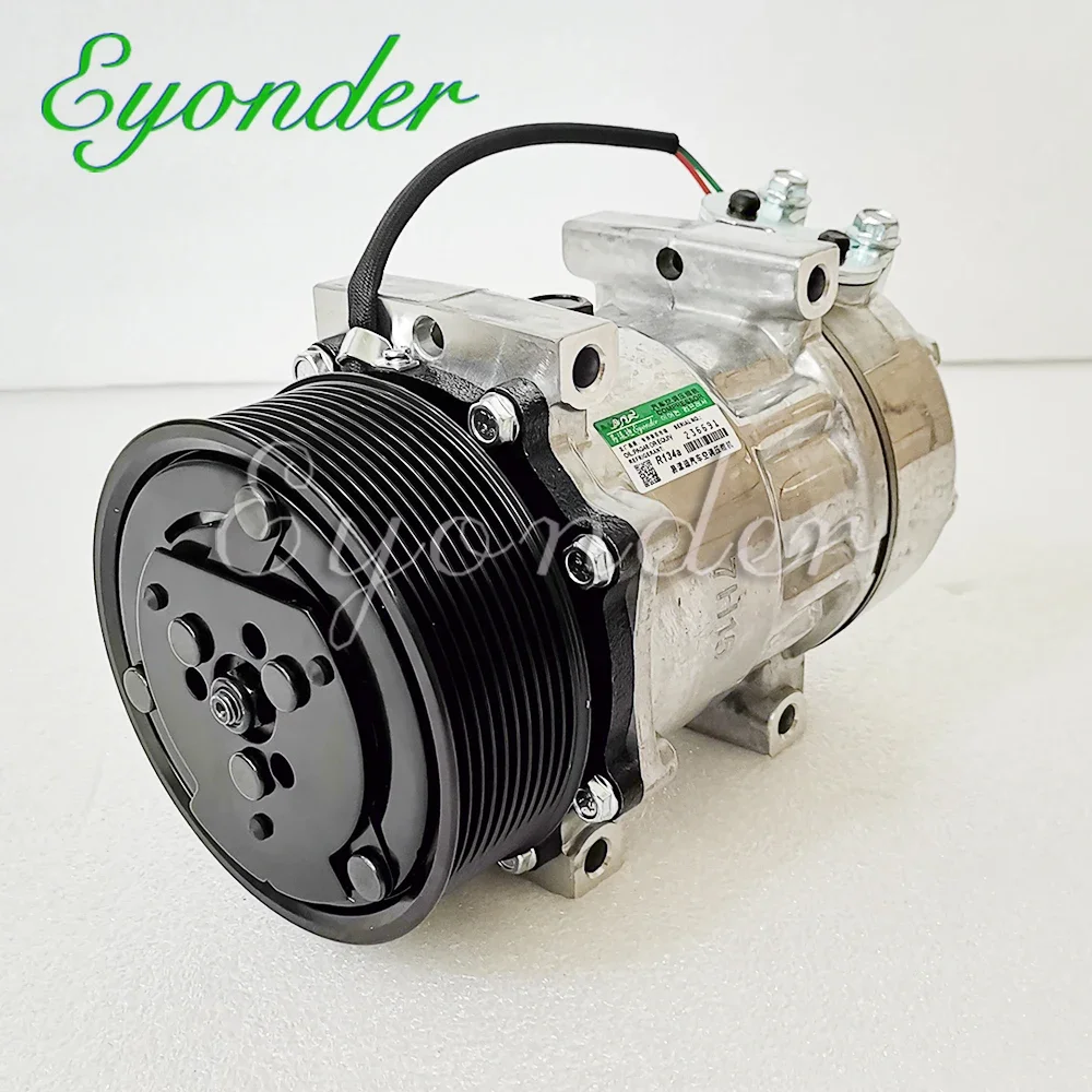 AC Air Conditioning Compressor Cooling Pump PV10 for Scania P G R T series R380 R340 G420 R500 R580 R620 1531196 1888032 8295