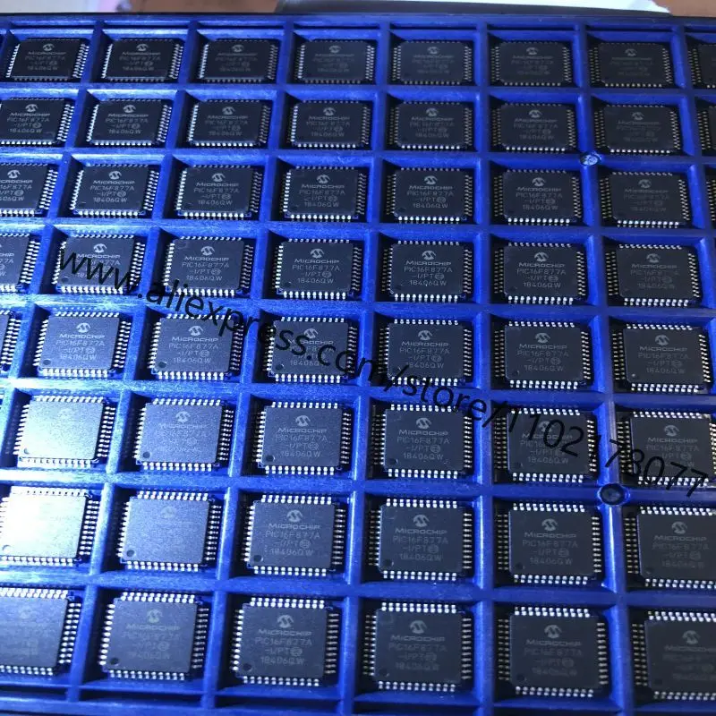 10~100Pcs PIC16F877A-I/PT 8-bit Microcontroller -MCU 14KB 368 RAM 33 I/O TQFP-44 IC Chip Free Shipping