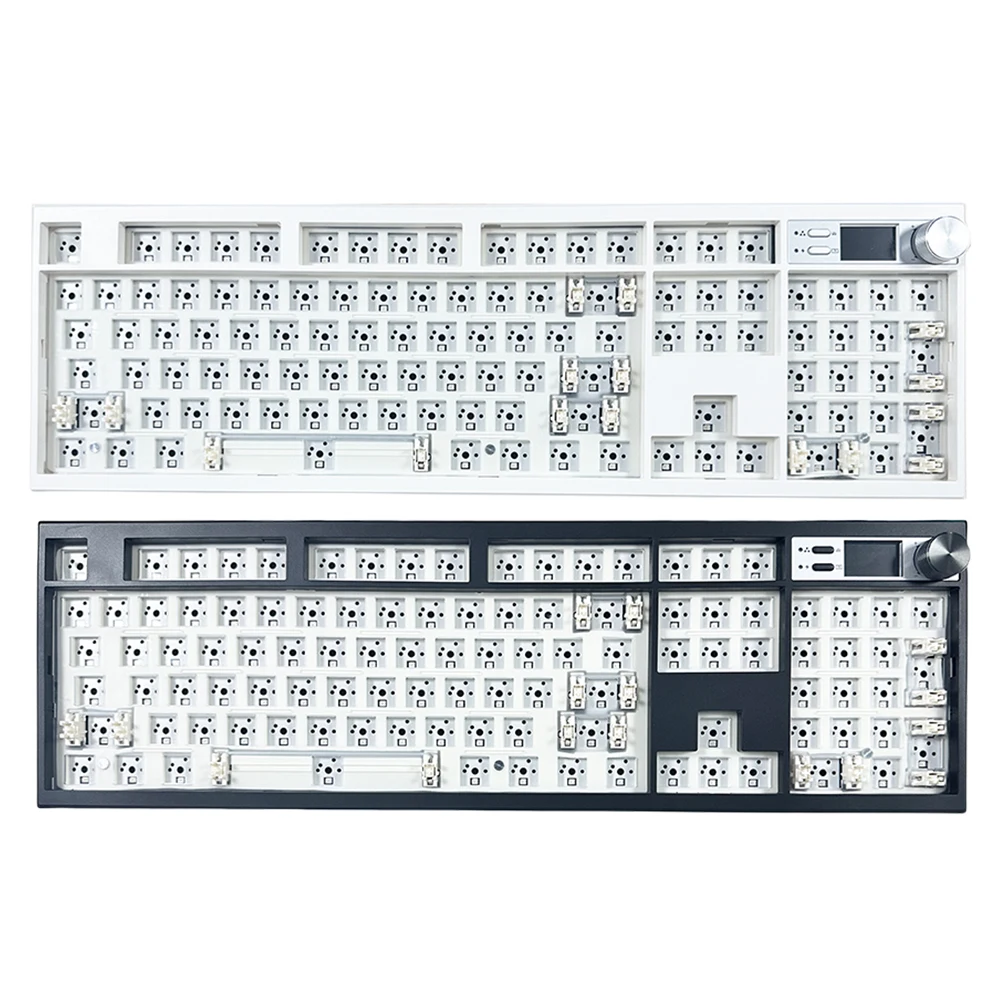 

GMK67 75% Mechanical Keyboard Kit Gasket-mounted BT5.0/2.4G Wireless/Wired Wireless Mechanical Keyboard Hot Swap RGB Backlit VIA