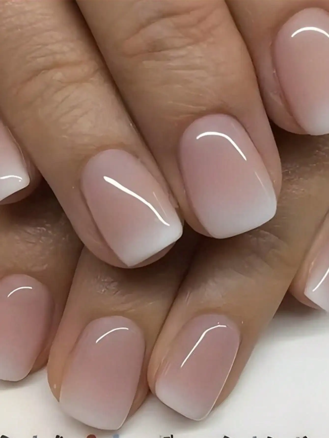 

Use This 24pcs Short Gradient Minimalist Jelly Nail Polish Set, Paired With 1pc Jelly Gel And 1pc Nail File