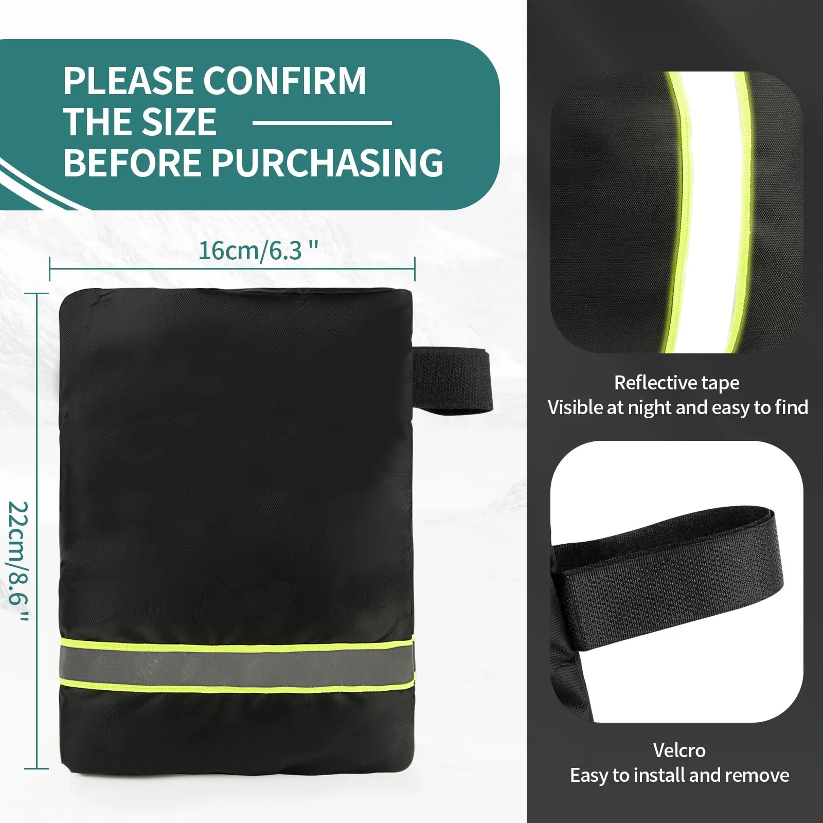 Outdoor Faucet Covers for Winter Freeze Protection Faucet Protector Outside Faucet Cover Freeze Protection 8.6