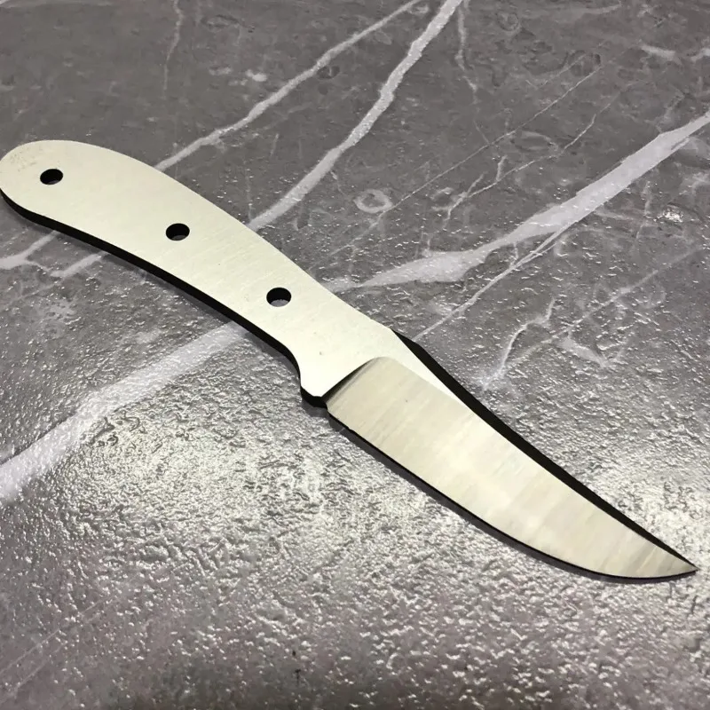 Knife BlankSanqian Avenue 2 Sanchitang Production Number: M44 Xiaowen Kele CNC Flat Grinding Fine Grinding Open V blade Blank