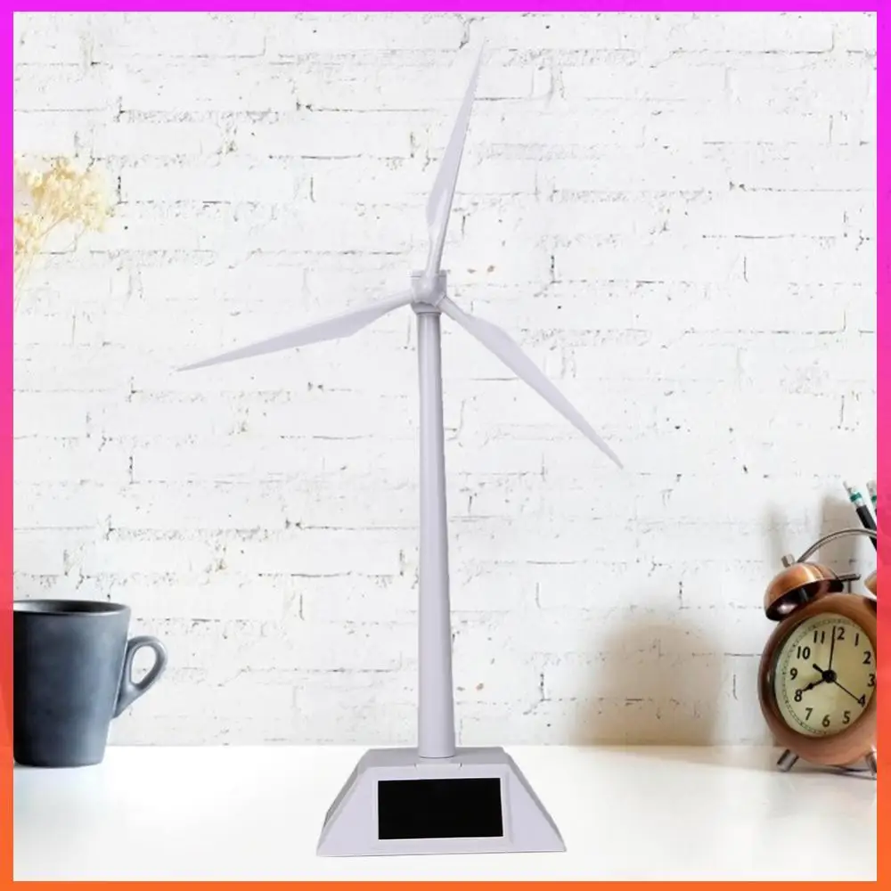Moinho de vento movido a energia solar modelo moinho de vento brinquedo educacional diy moinho de vento brinquedo desktop decoração para ornamento de jardim