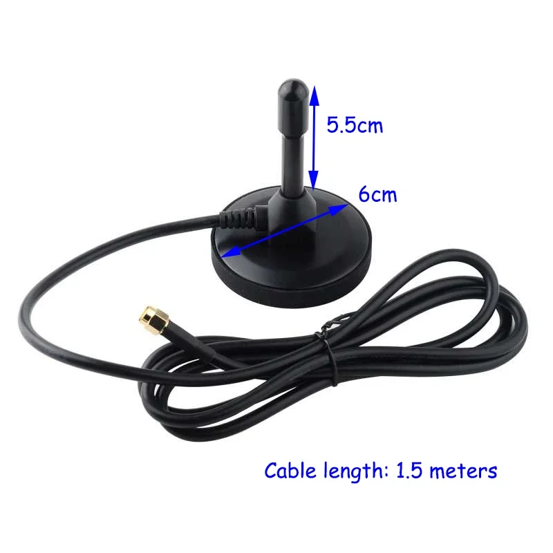 2.4G Antenna 28DBI High-gain SMA Male Connector Pure Copper Rod WiFi Antenna with Extension Cable