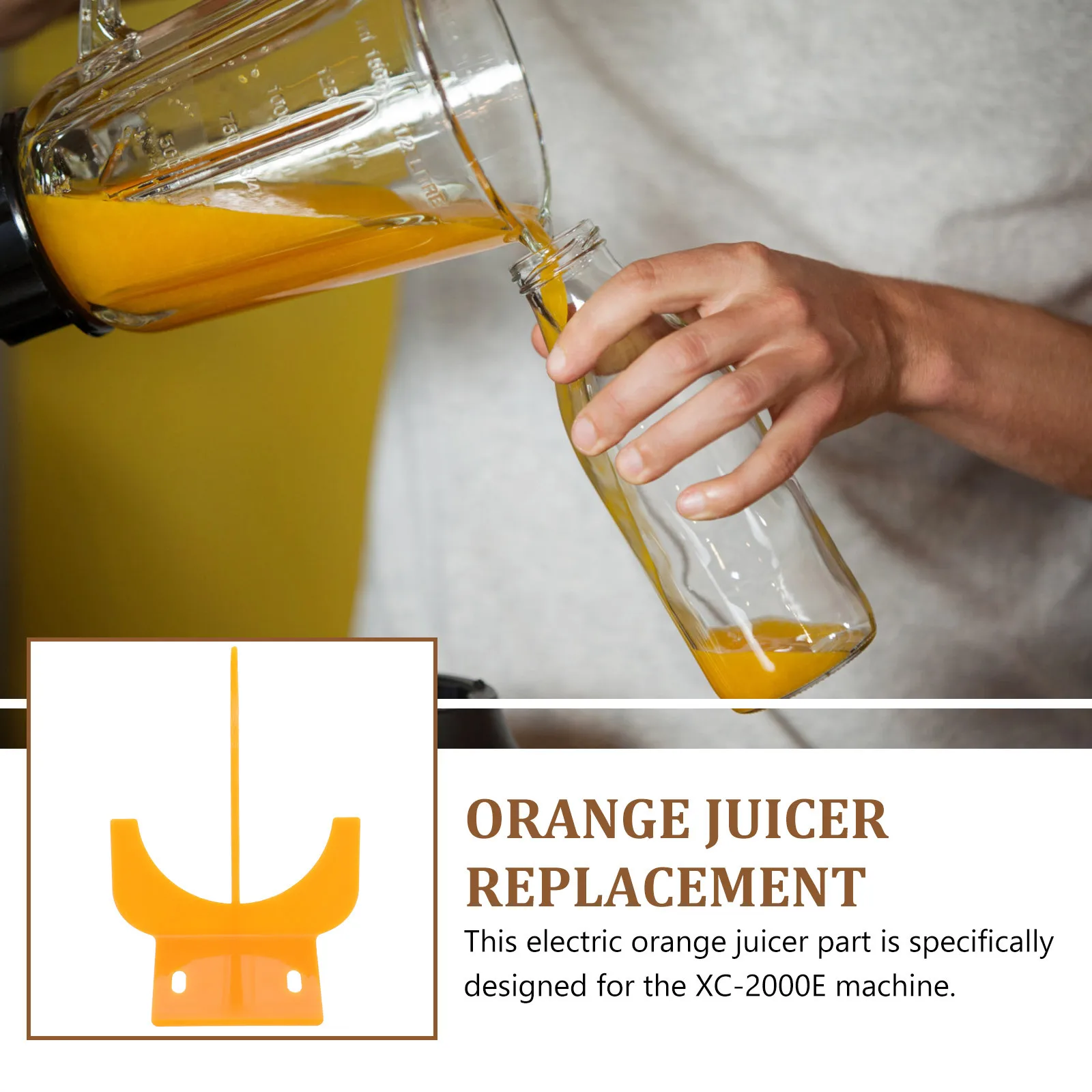 

Orange Peeler Tool Plastic Replacement For Electric Juicer Compatible With Xc-2000E Peeling Tools For Orange Juicer Kitchen Bar