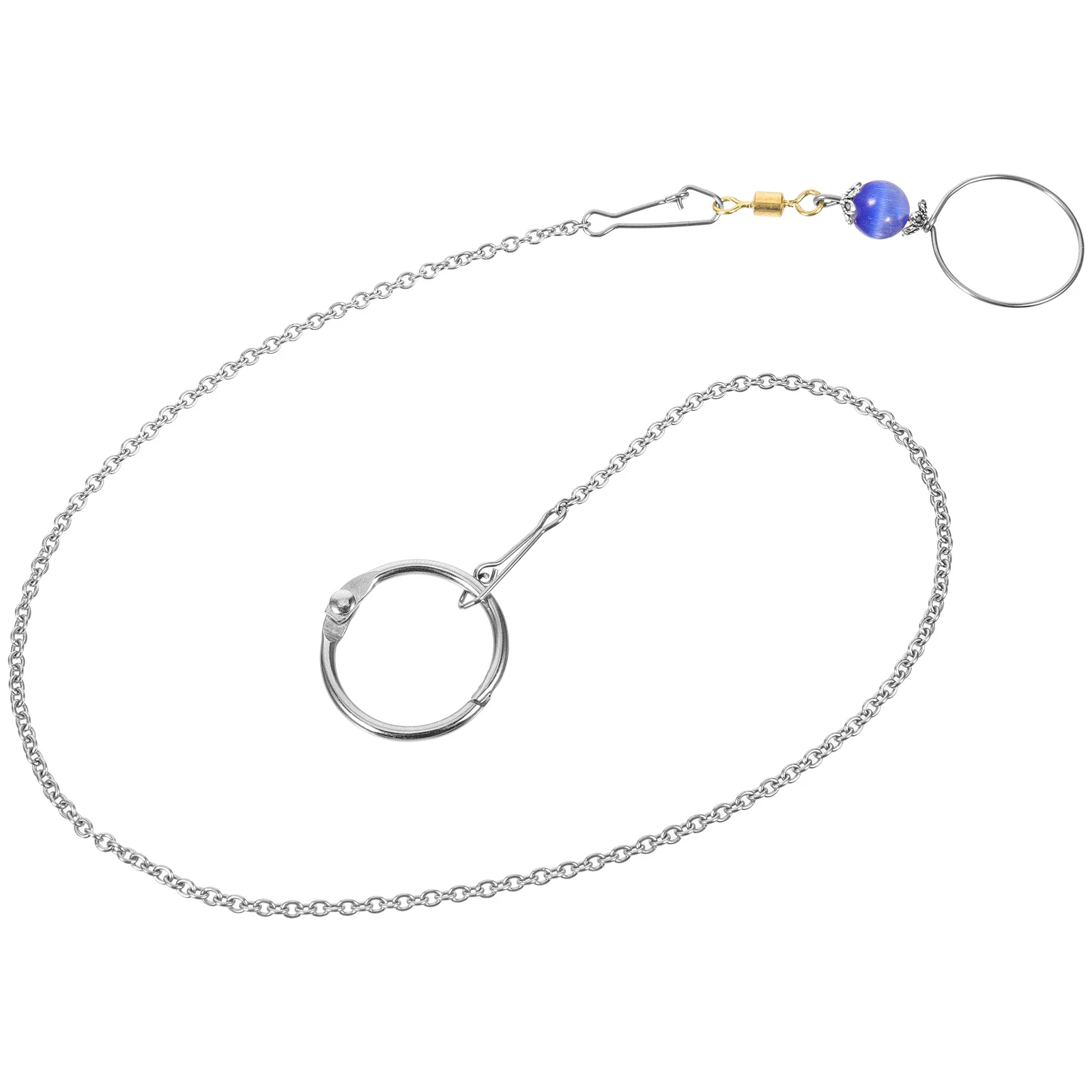 

1 set Bird Parrot Neck Chain Stainless Steel Lightweight Training Collar Comfortable No Clamp Design Pet Traction Device Fly