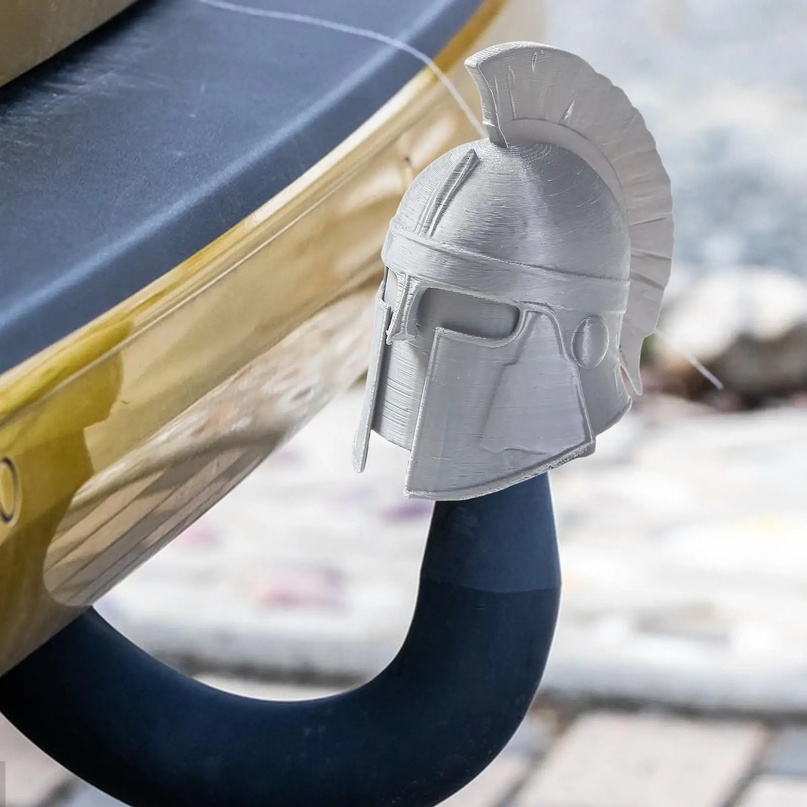 Trekhaak Cap 3D Afdrukken Grappige Cartoon Gladiator Vormige Buis Cover Plug Cap voor Automotive ATV Boot Vrachtwagens Auto Slepen RV