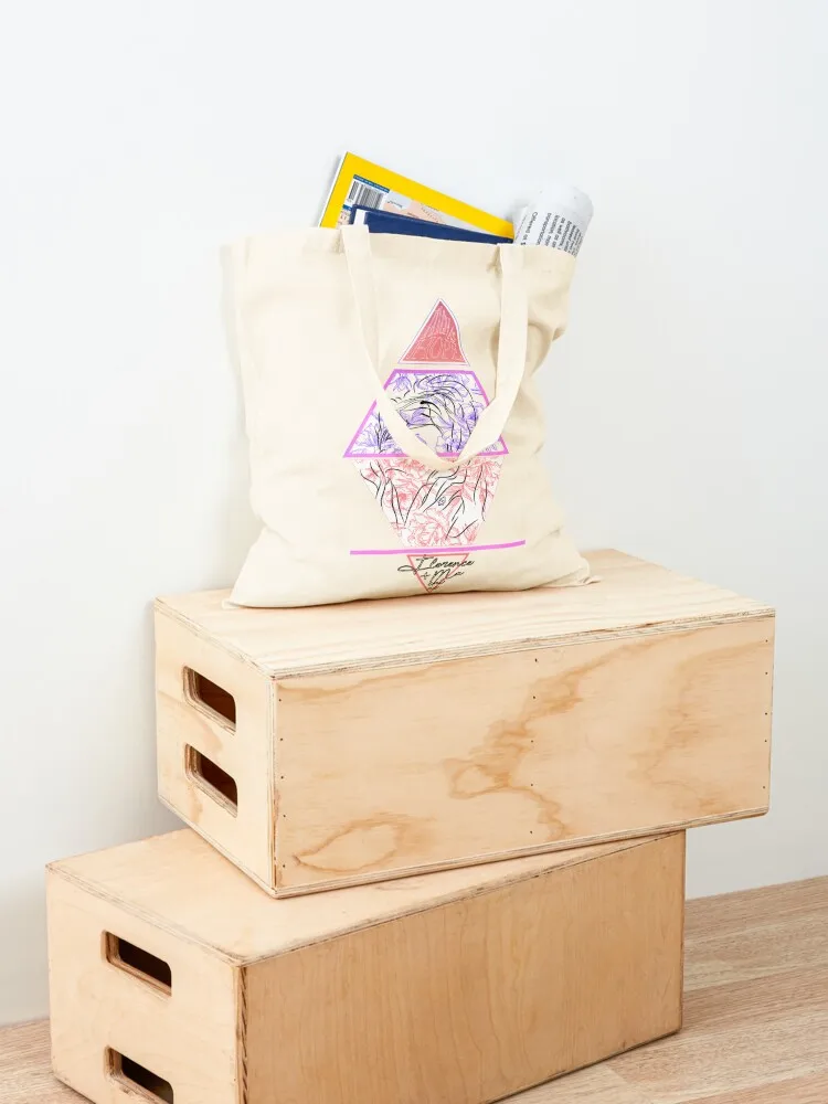 حقيبة تسوق فلورنسا آند ذا ماشين، حقيبة تسوق قابلة لإعادة الاستخدام، حقيبة صديقة للبيئة قابلة للطي للتسوق النسائي