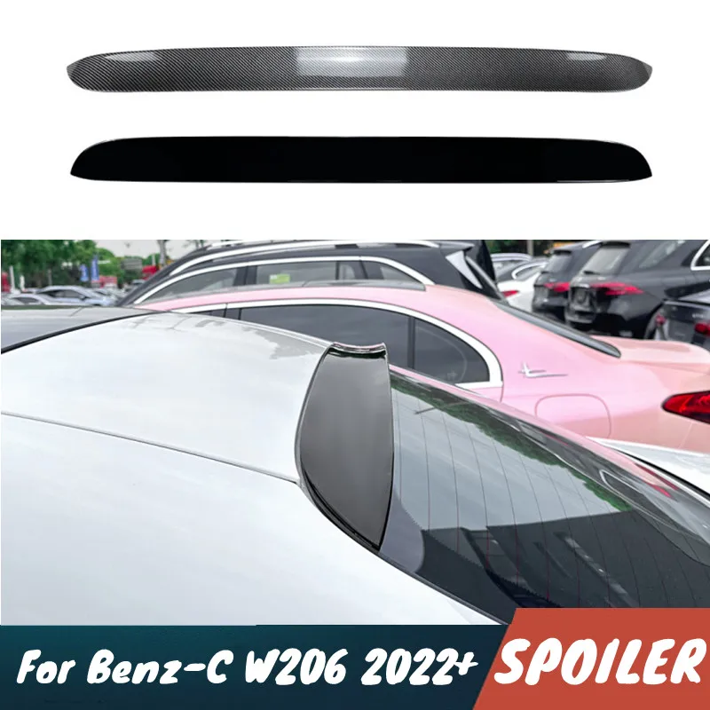 

For 2022+ Mercedes Benz-C W206 C200 260 C43 C63 AMG High Quality ABS Plastic Rear windshield Spoiler Wings Tuning Accessories