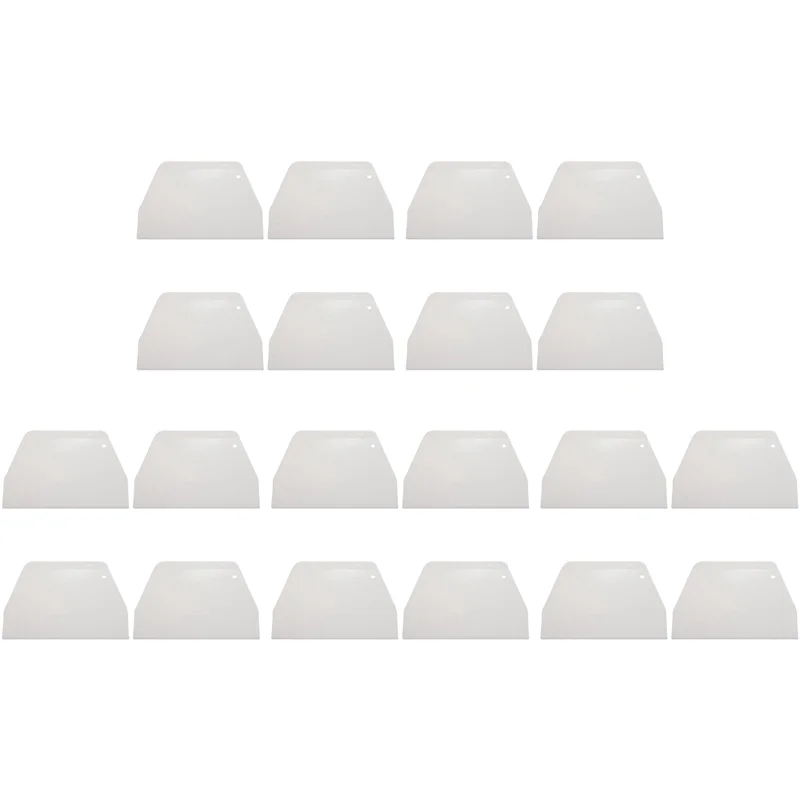 

BAAG-20 шт. 19 см х 12,5 см плоский белый пластиковый декор для торта скребок для теста и кондитерских изделий инструмент