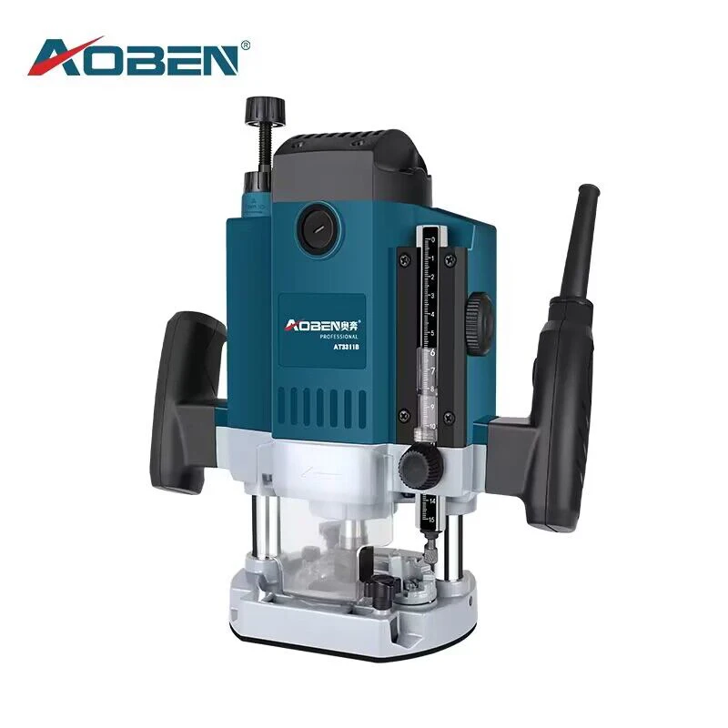 AOBEN Woodworking Electric Trimmer Router 1800W Milling Machine 1/2 Collet Chuck Hand Carving Machine Wood Router Power Tools