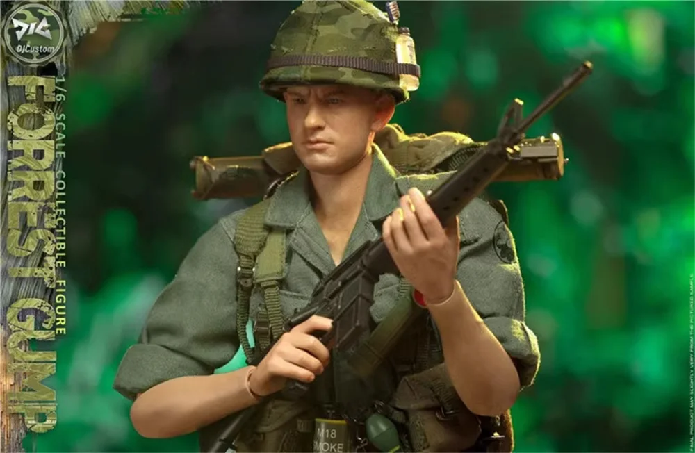 1/6 DJ-Custom DJ-16008 wwii Series Tom Hanks คนดีทหารทั้งชุดของขวัญตุ๊กตาขยับแขนขาได้ที่สามารถเคลื่อนย้ายได้สำหรับแฟนๆ