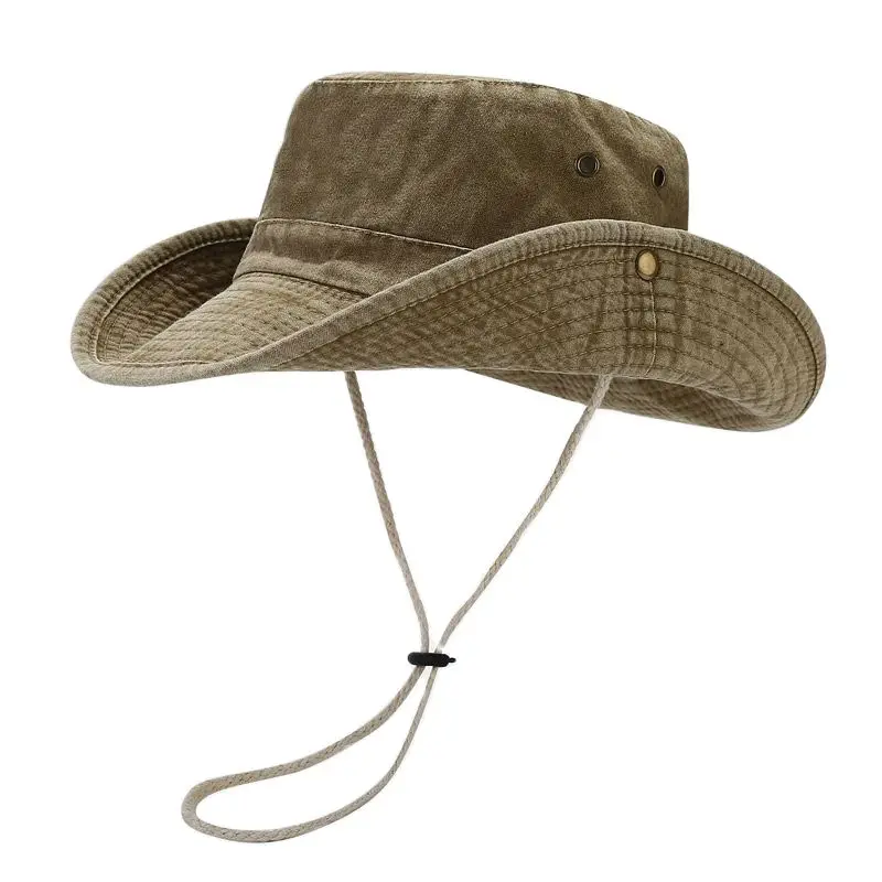 Cotton Solid Bucket Hat Fisherman Hat Outdoor Travel Sun Cap for Men and Women 191