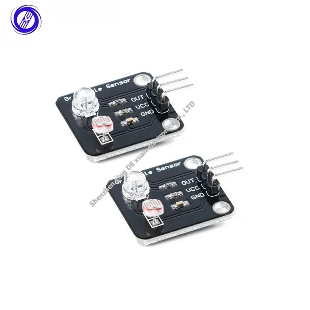2PCS New Grayscale Sensor Photosensitive Resistor Light Sensor Analog Electronic Board Line Finder Tracking Module For Arduino