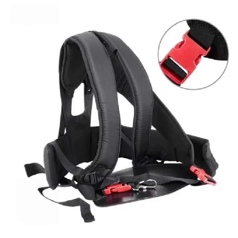 Grass Cutter Accessory Double Shoulder Strap Harness For Brush Cutter Lawn Mower Shoulder Strap Strimmer Adjustable Band Harness