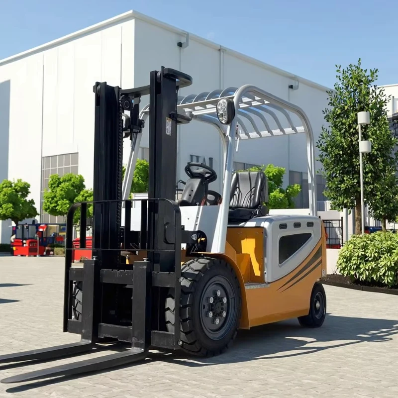 Customized Lithium-ion Electric Forklift 3m Lifting Height New Condition 4WD Wheel Self Loading Euro 5 Certified
