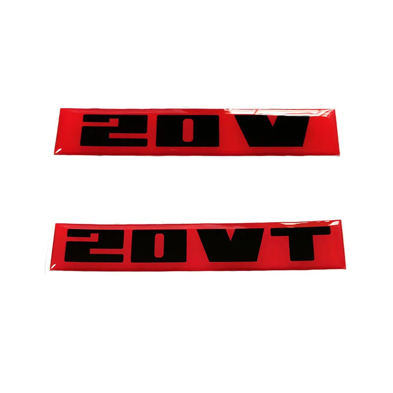 Beatiful Golf II Emblems Nameplate PVC Car Sticker 20V 20VT Decor