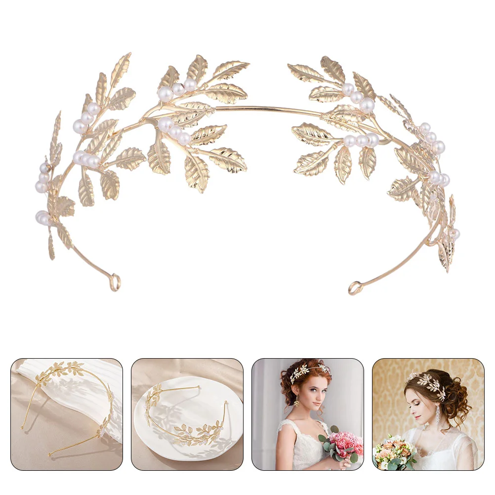 

Pearl Headband Birthday Crowns for Women Wedding Bride Headpiece Tiaras Bridal Gift Bridesmaid Gifts