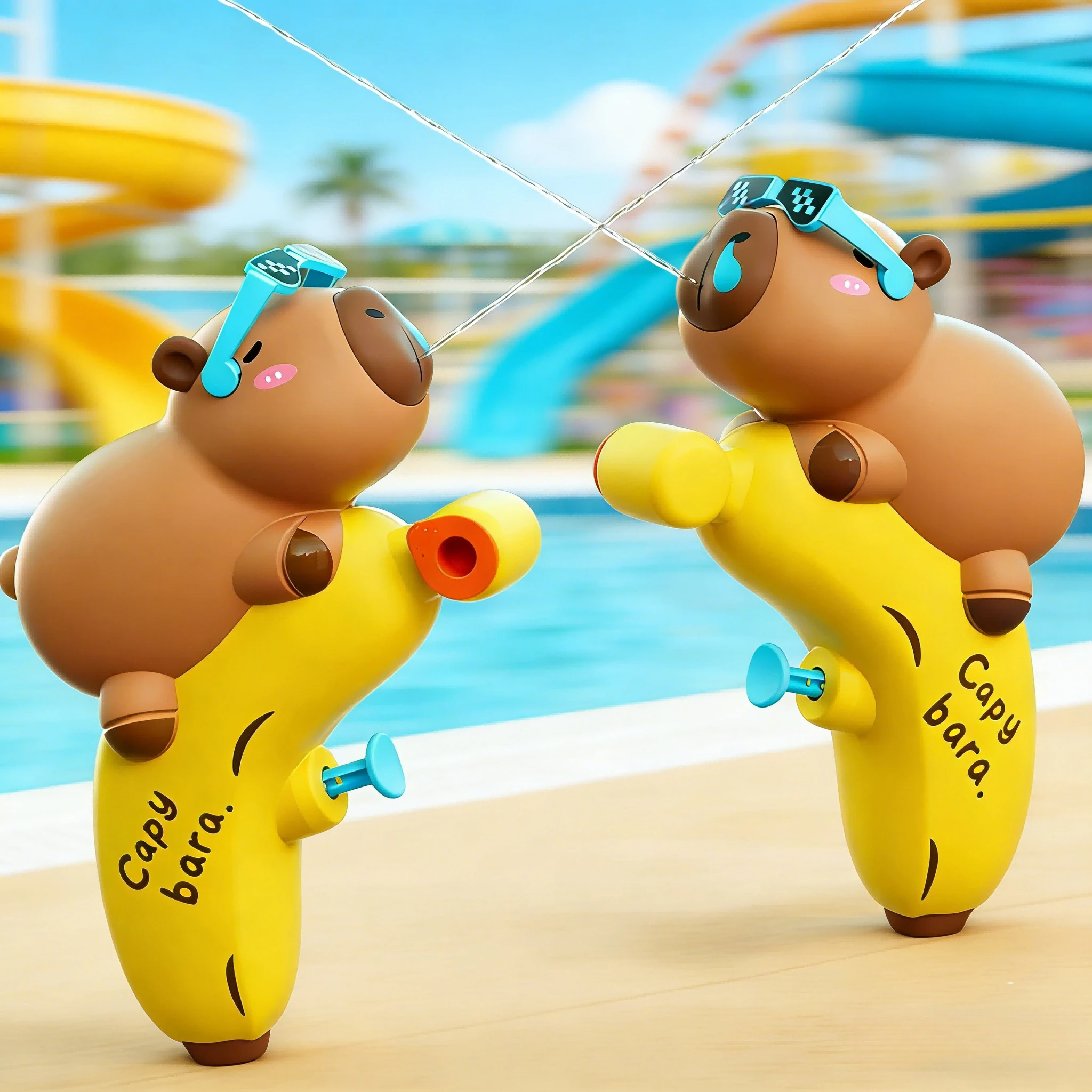 

Водный пистолет-распылитель Капибара: нажмите, и выстреляет мощный струйный поток воды. Милый дизайн, летняя игрушка для пляжа, бассейна, улицы, водных битв и снятия стресса.