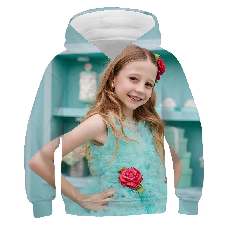 New Like Nastya 3D Print Hoodies Sweatshirts Autumn Fleece Pullover Kawaii Girls Tops Y2k Sudadera Cute Girl Hoodie Kids Clothes