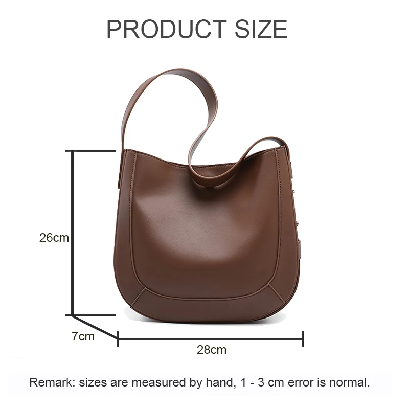 Imagem -02 - Bolsa de Couro de Couro Dividida para Mulheres Senhora Pendulares Grande Capacidade Bolsa de Ombro Única Feminina Crossbody Tote Mensageiro Nova