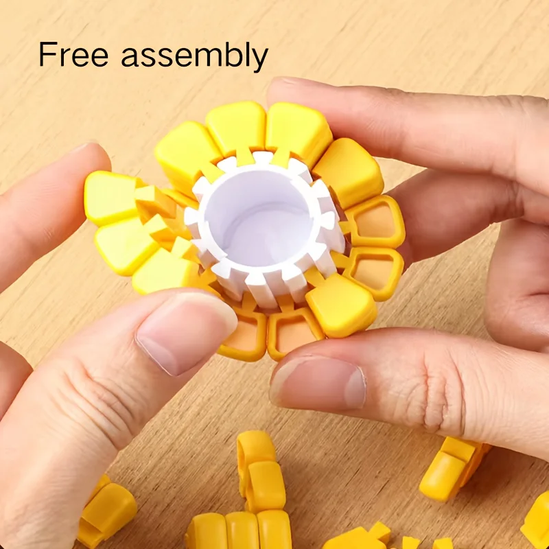 ของเล่น DIY 3D รูปรวงข้าวเทียมเพื่อการผ่อนคลาย - เกมปริศนาเพื่อการศึกษาสำหรับเด็ก, รวงข้าวเทียมแบบประกอบได้, ดีไซน์พลาสติกสีขาวและสีเหลืองสำหรับกิจกรรมสร้างสรรค์เพื่อบรรเทาความเครียด, กิจกรรมคลายเครียด, ของขวัญที่สมบูรณ์แบบสำหรับวันฮาโลวีน, คริสต์มาส, วันขอบคุณพระเจ้า, ของเล่นเพื่อการศึกษาสำหรับเด็ก |   การออกแบบที่น่าสนใจ |   พลาสติกทนทาน