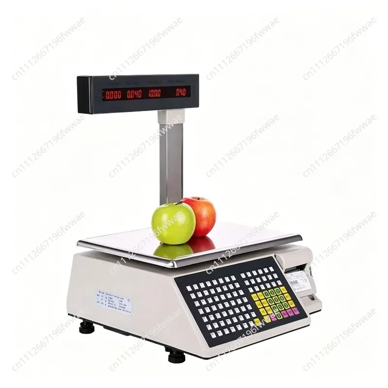 TM-Ab barcode weighing English scale, Arabic fruit and vegetable label scale, supermarket all-in-one machine 220V/110V