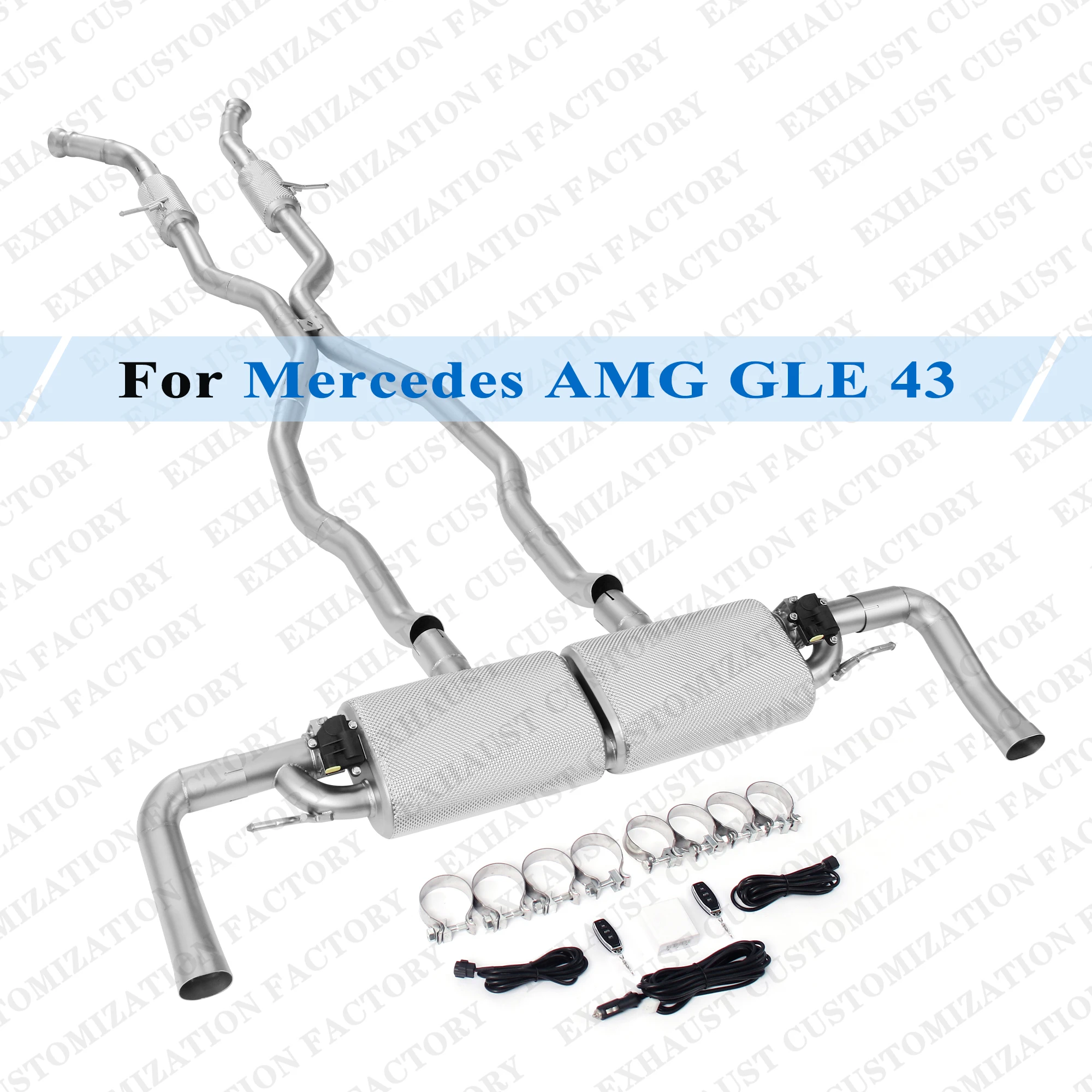 

For Mercedes Benz AMG GLE 53/43/450 3.0T Performance Valvetronic Exhaust System Customizable