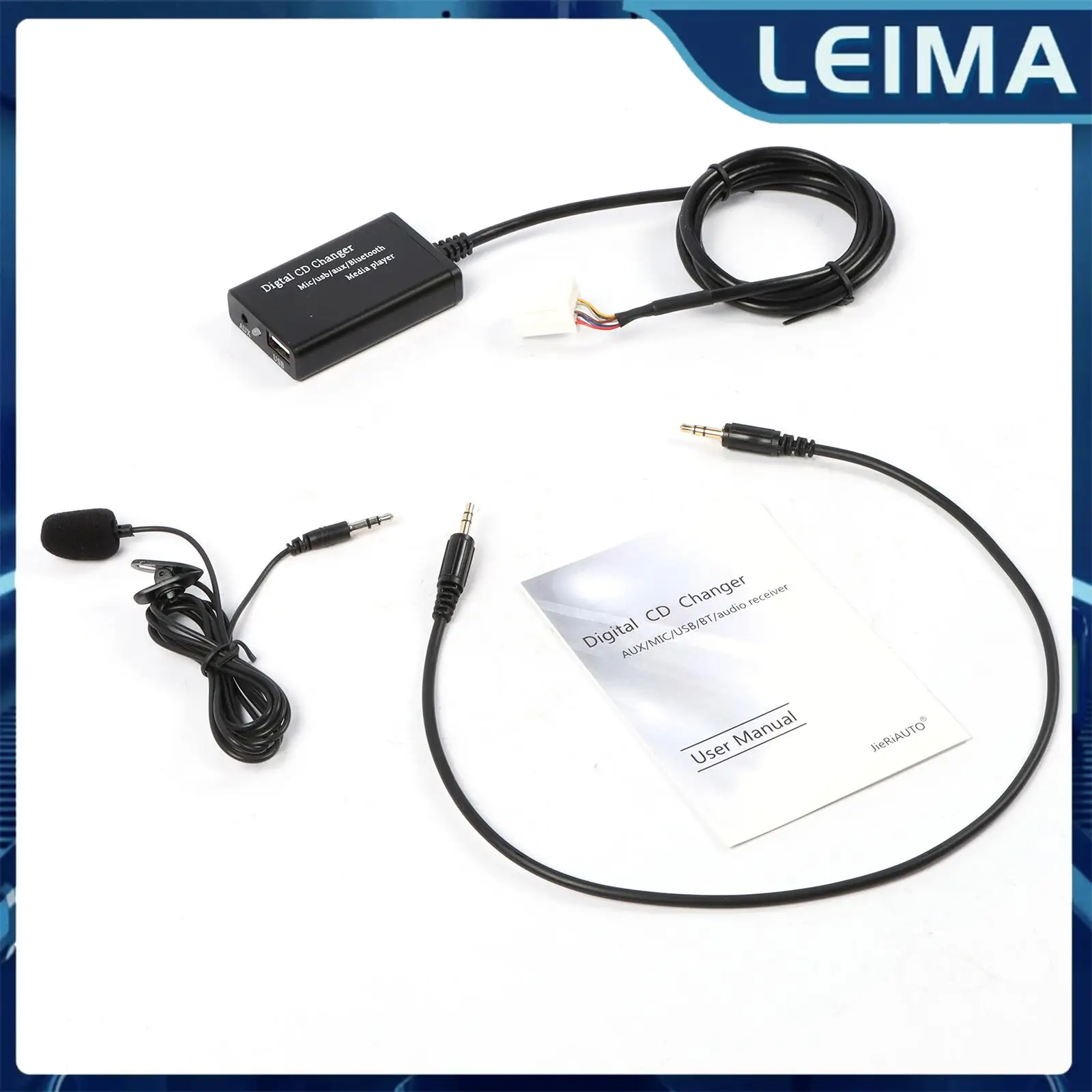 

USB-кабель-адаптер Bluetooth Hands-Free для автомобиля, совместимый с Toyota Camry, RAV4, Corolla, Highlander, Tacoma, 4Runner, Lexus, Scion 2003-2011 годов выпуска