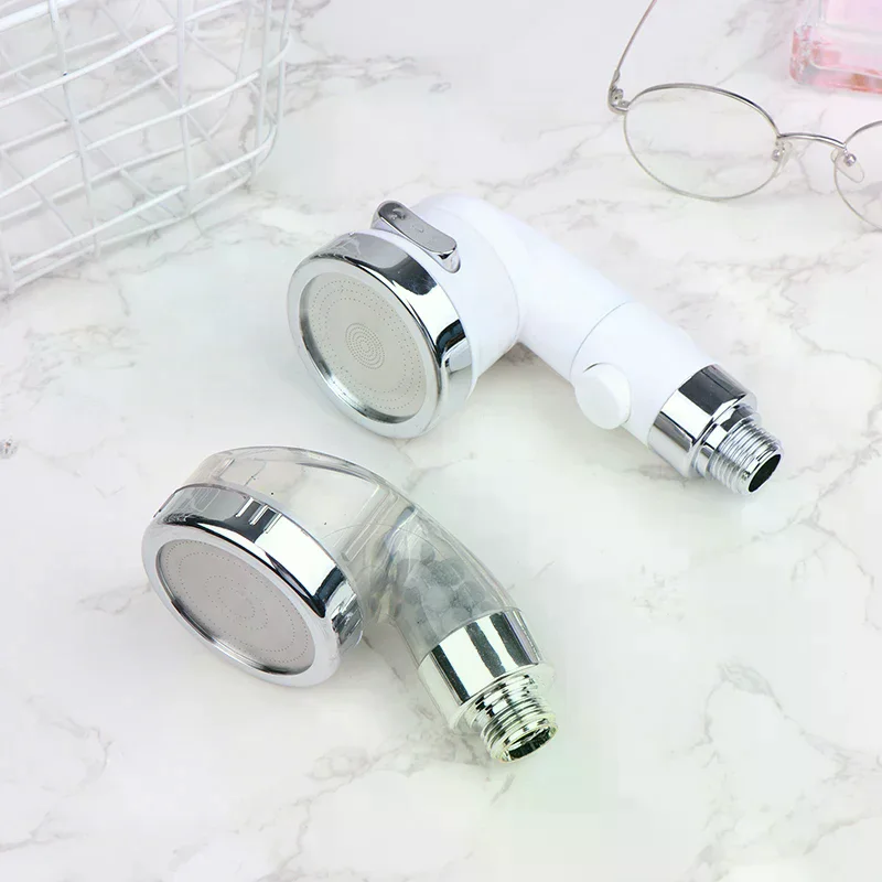 Three-Mode Nozzle Shower Head; Shampoo Bed Faucet with Water Stop; Pressurized Barber Shop and Hair Salon Bathroom Accessories.