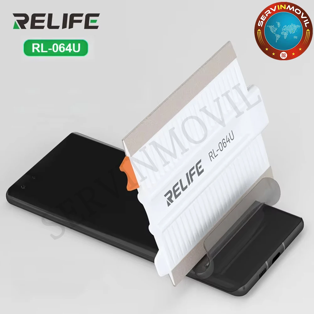 RELIFE RL-064U Multi-Function Film Scraper Tools for iPhone Samsung Mobile Phone LCD Screen Protector Film Sticking Tools