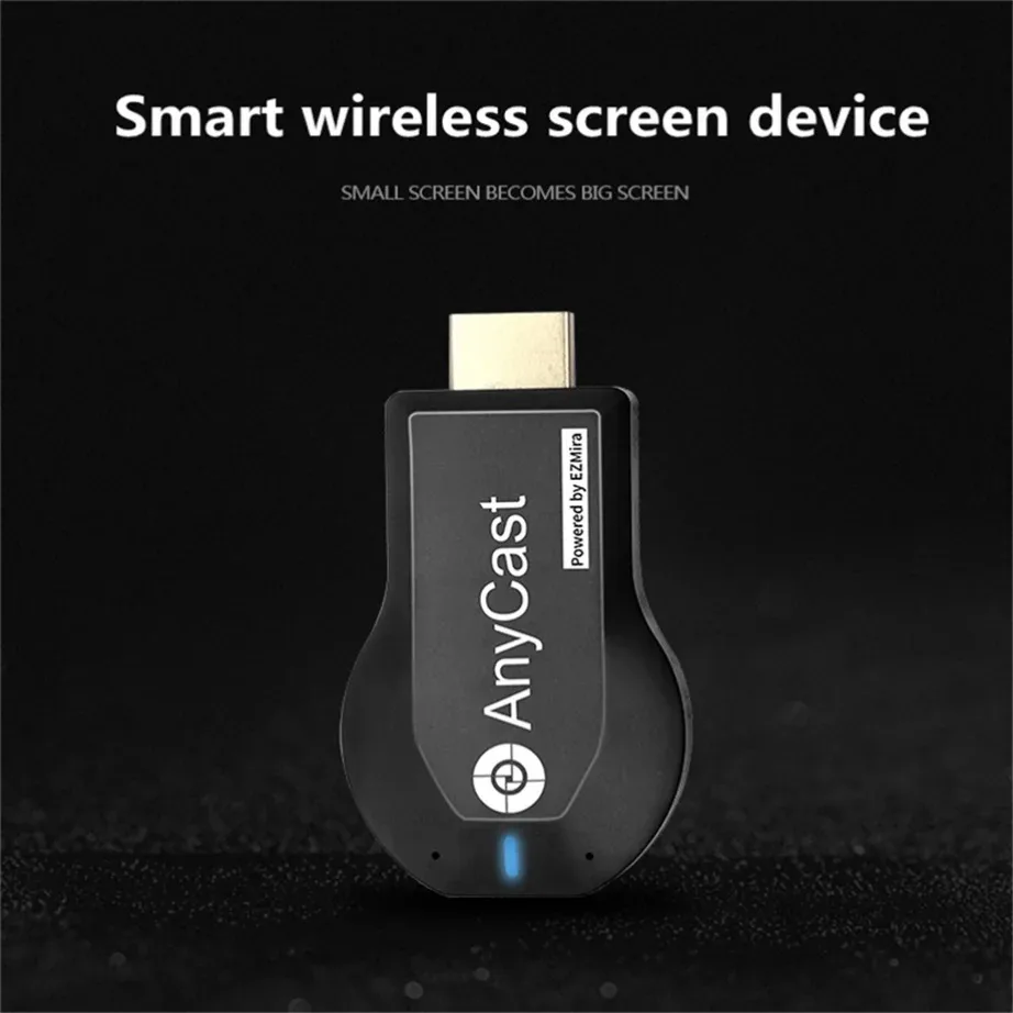 Clé TV compatible HDMI 1080P M2 Plus, affichage WIFI, Dongle récepteur Anycast DLNA, écran de partage pour IOS Android Miracast Airplay