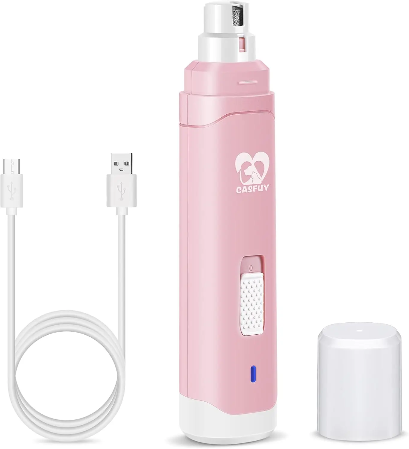 

Усовершенствованный профессиональный электрический перезаряжаемый триммер для когтей с 2 скоростями для безболезненного ухода за мелкими, средними и крупными собаками и кошками