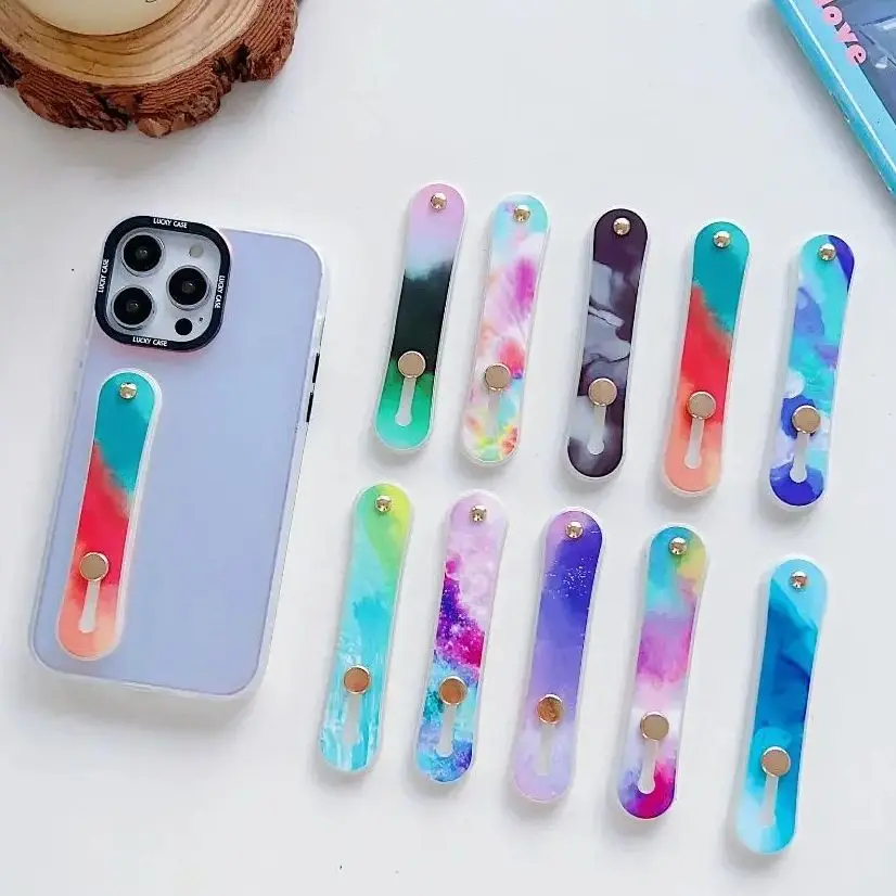 

Multi-function Colors Finger Ring Wrist Band Phone Holder Fashion Telescopic Mobile Phone Stand PC Portable Phone Finger Grip