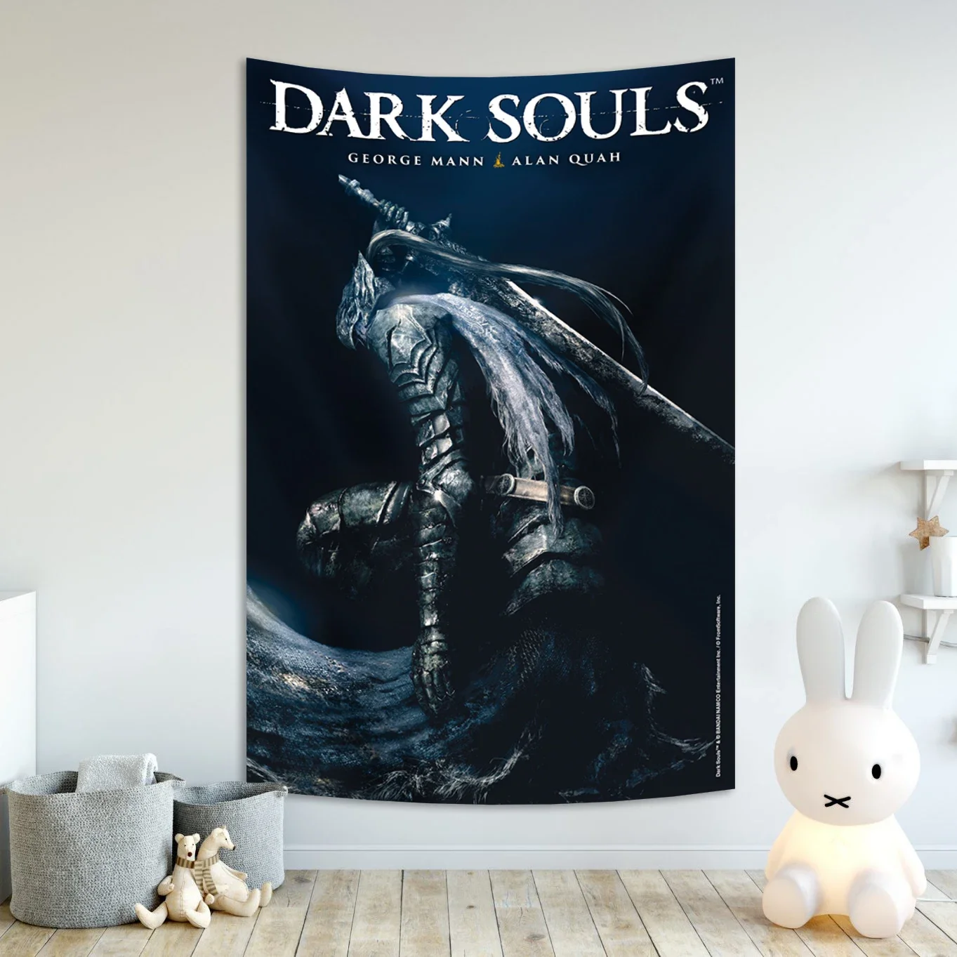 

Classic Game Poster Dark Souls 3 Tapestry Psychedelic Decorative Background Gamer Room Decor