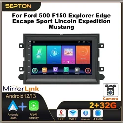 SEPTON Android 12 CarPlay Car Radio for Ford 500 F150 Explorer Edge Escape Sport Lincoln Expedition Mustang Player GPS Wifi