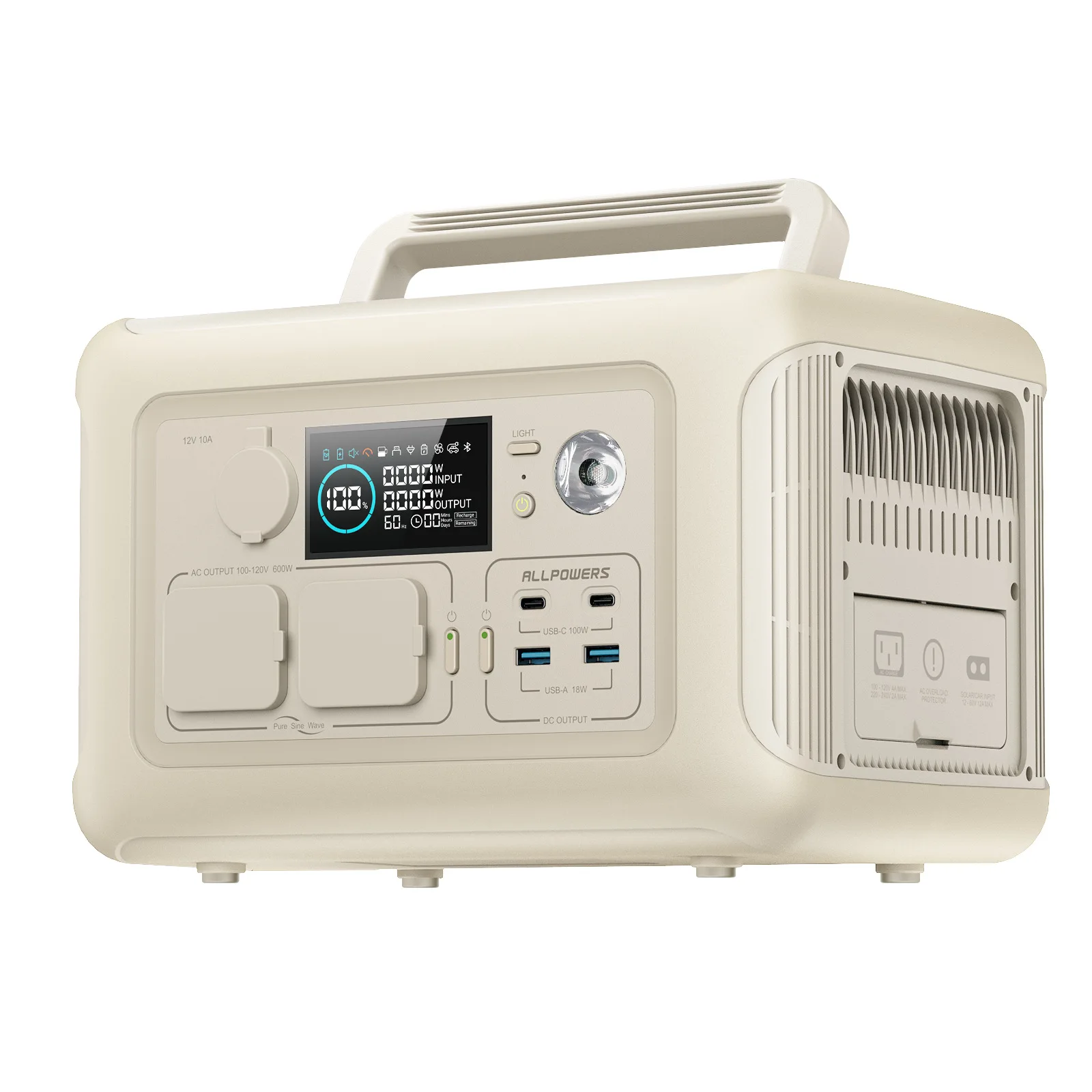 Mobile power supply High power, vehicle power supply UPS energy storage supply, outdoor supply 600W
