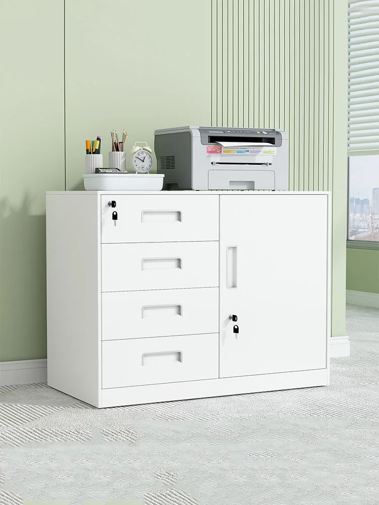 Boutique four-pump file cabinet, printer locker, multi-drawer storage cabinet, iron locker, High Quality