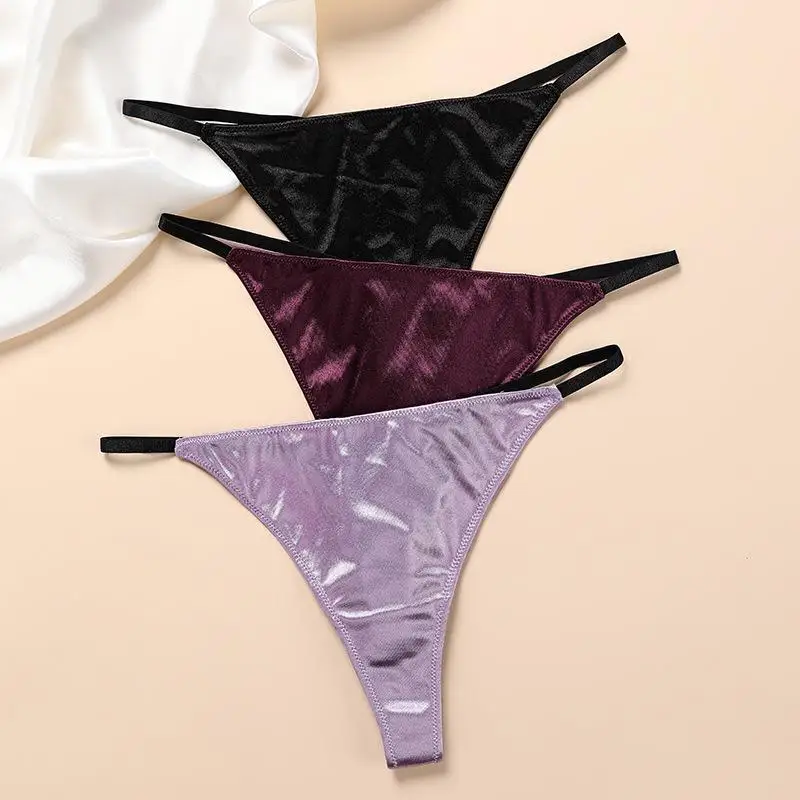 Sports Girl T Pants Color New G-string Cotton Crotch Thong Interesting Temptation Thin Briefs Sexy Belt Underwear  Women Panties