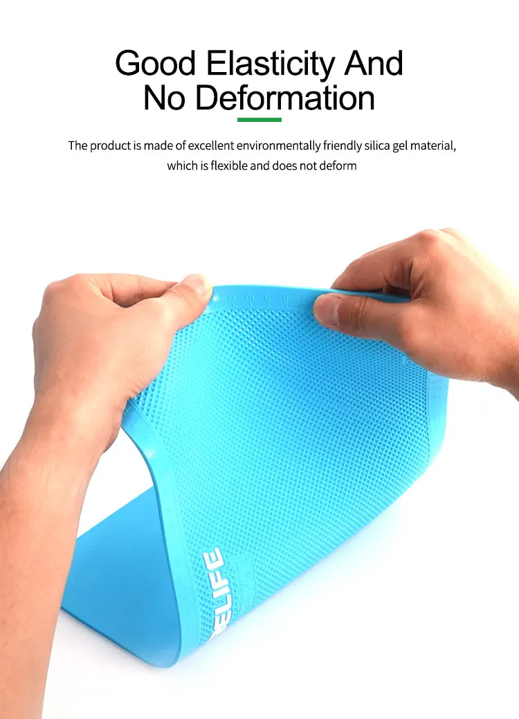 RELIFE Silicone Anti-Skid Mat, RL-004D, Multi-Function, Heat Insulation, Mobile Phone Repair Film, Silicone Pad, Washed Support